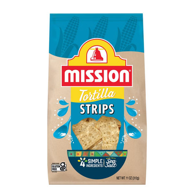 Mission Strips White Corn Tortilla Chips - 11oz