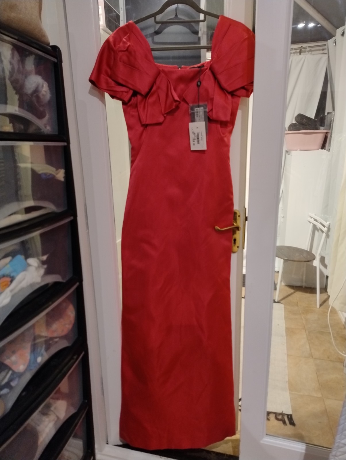 Alexander McQueen -Evening Dress- Hot Pink Maxi Lo...