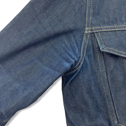 Hebtroco Lucky13 Selvedge Denim Jacket Men's Medium Navy image 5