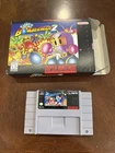 Super Bomberman II 2 (Super Nintendo SNES) - Box And Cart Only - Nice Condition!