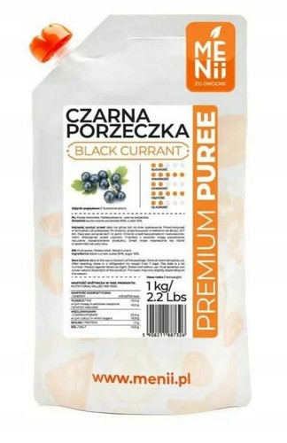 Premium Schwarze Johannisbeeren Fruchtpüree 1 kg - Bild 11 von 12