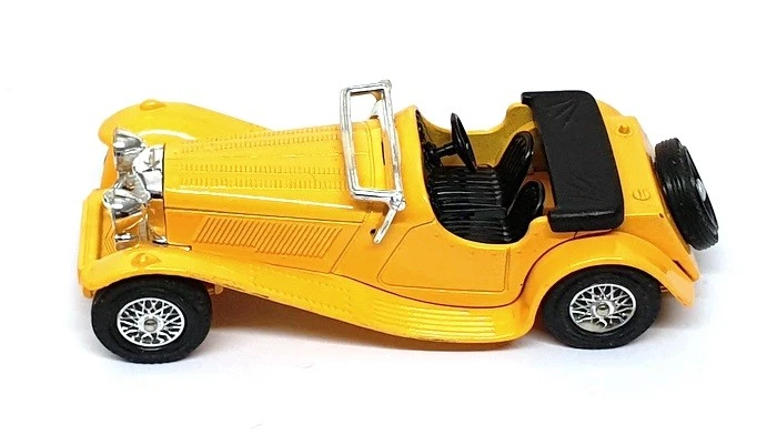 Matchbox Appx 9,5 cm de largo Y-1 - Jaguar SS-100 1936 - amarillo Foto 4 de 4