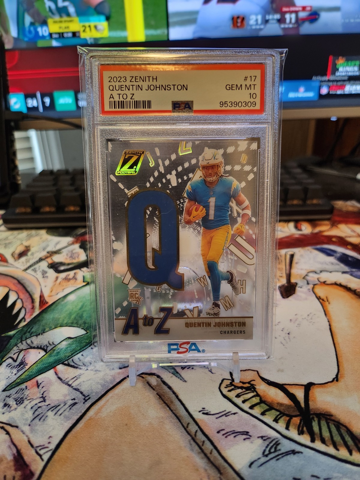 Quentin Johnston Panini Zenith A to Z #17 Base