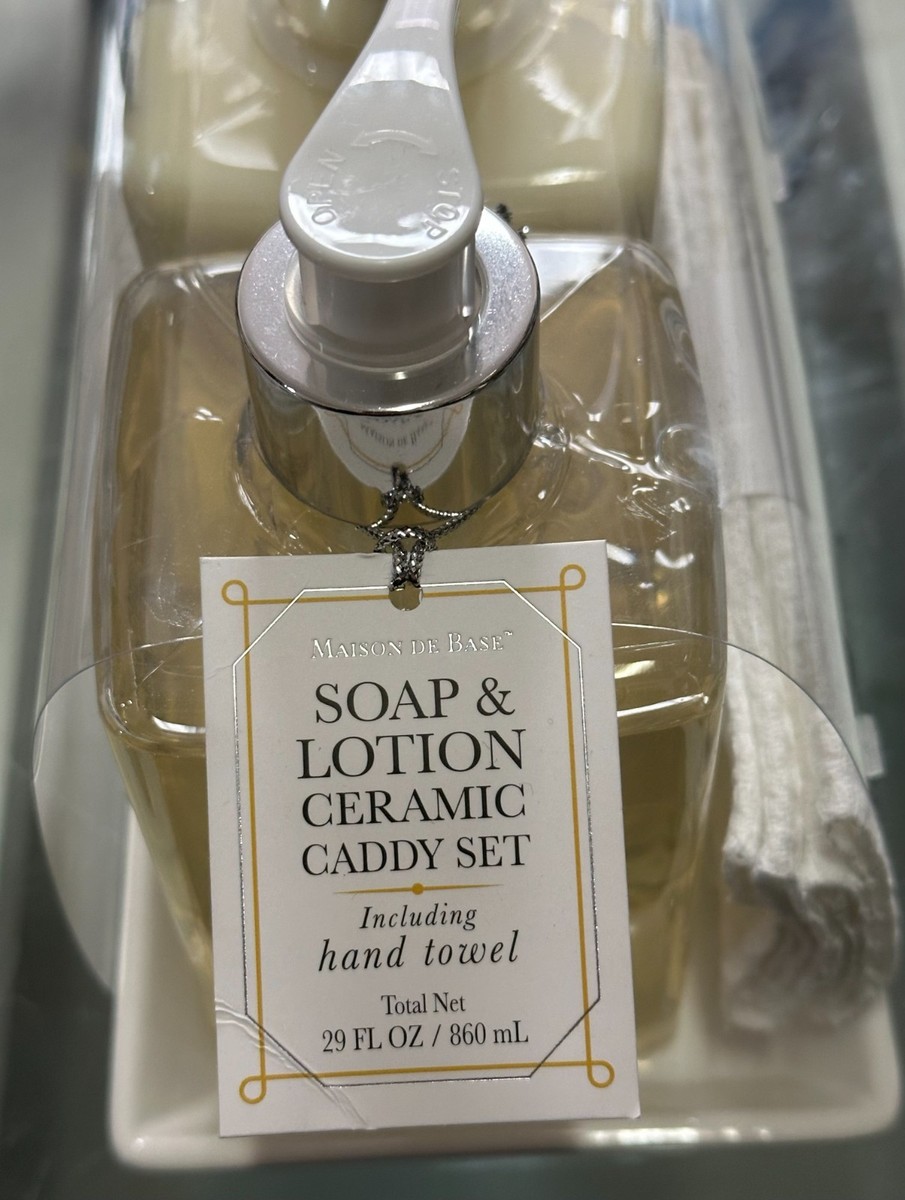2-Pk~ MAISON DE BASE™ LEMON VERBENA Deluxe HAND SOAP & LOTION