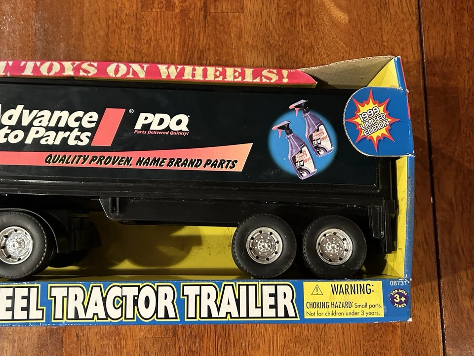 Remolque tractor Buddy L Kenworth Advance 1999 piezas de automóviles 18 ruedas nuevo 1:8 GM-45 Foto 4 de 4