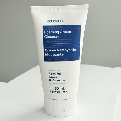 KORRES Greek Yoghurt Foaming Cream Cleanser 5.07 oz 150mL Full Size SEALED