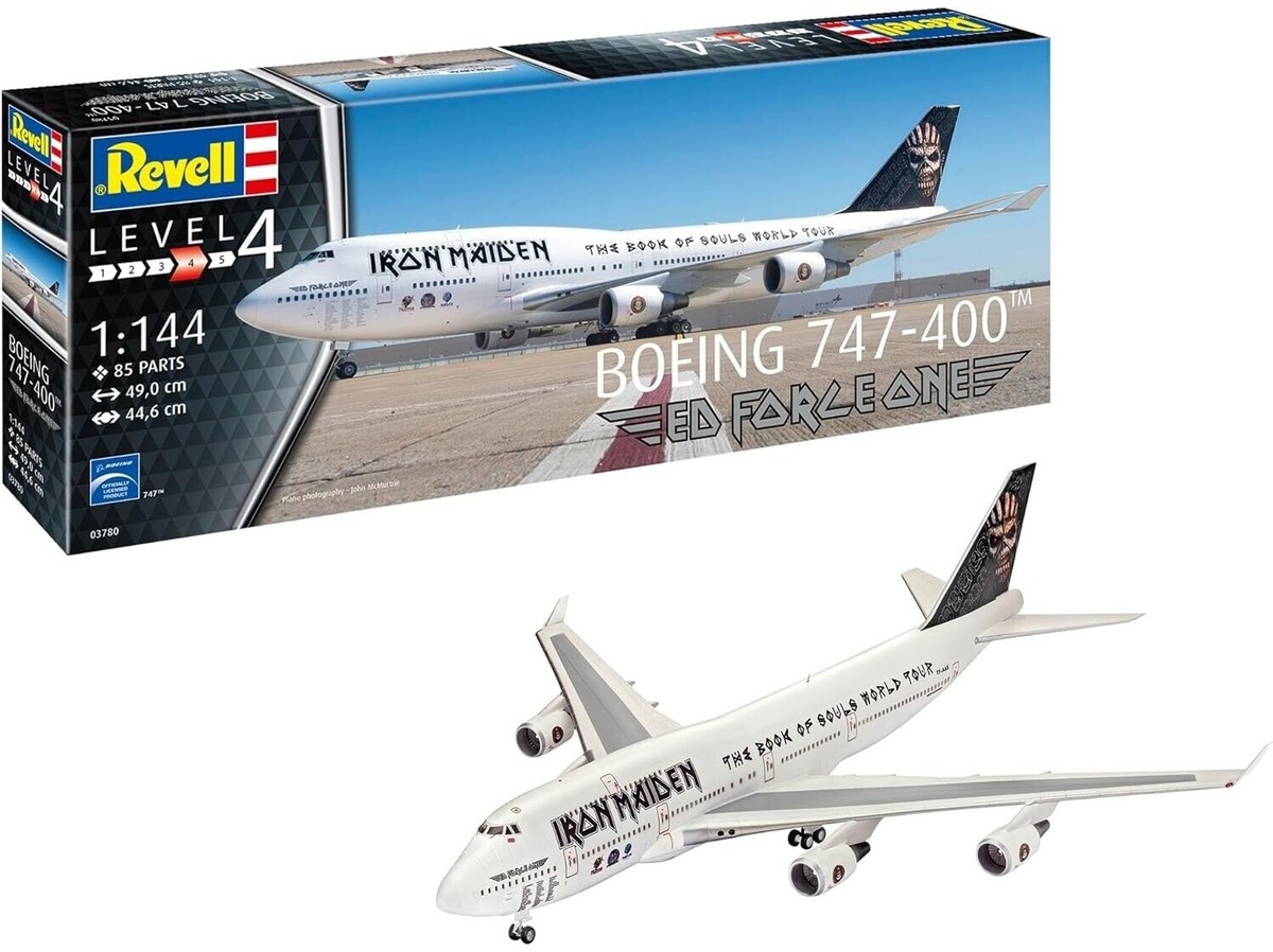 Revell - Boeing 747-400 Iron Maiden Ed Force One 1/144 03780 | eBay