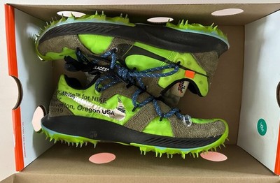 Wmns Nike x Off White Zoom Terra Kiger 5 Electric Green / CD8179 300 / Size 7.5