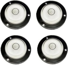 4Pcs Spirit Bubble Levels Little Circular Level Measuring Tools Style a