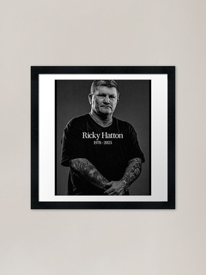 Ricky Hatton Tribute 1978��25 Me gerahmtes Wandbild Poster Leinwanddruck Bild