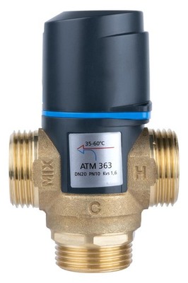 Afriso Thermostatisch mischender Ventilkörper ATM 363 DN20, G 1 Zoll, Temperatur