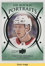 2018-19 Upper Deck UD Portraits Rookies Green Victor Ejdsell #P-63 READ 0nr3
