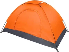 Camping Dome Tent, 1 Person Waterproof Windproof Easy Setup Tents with Carry Bag