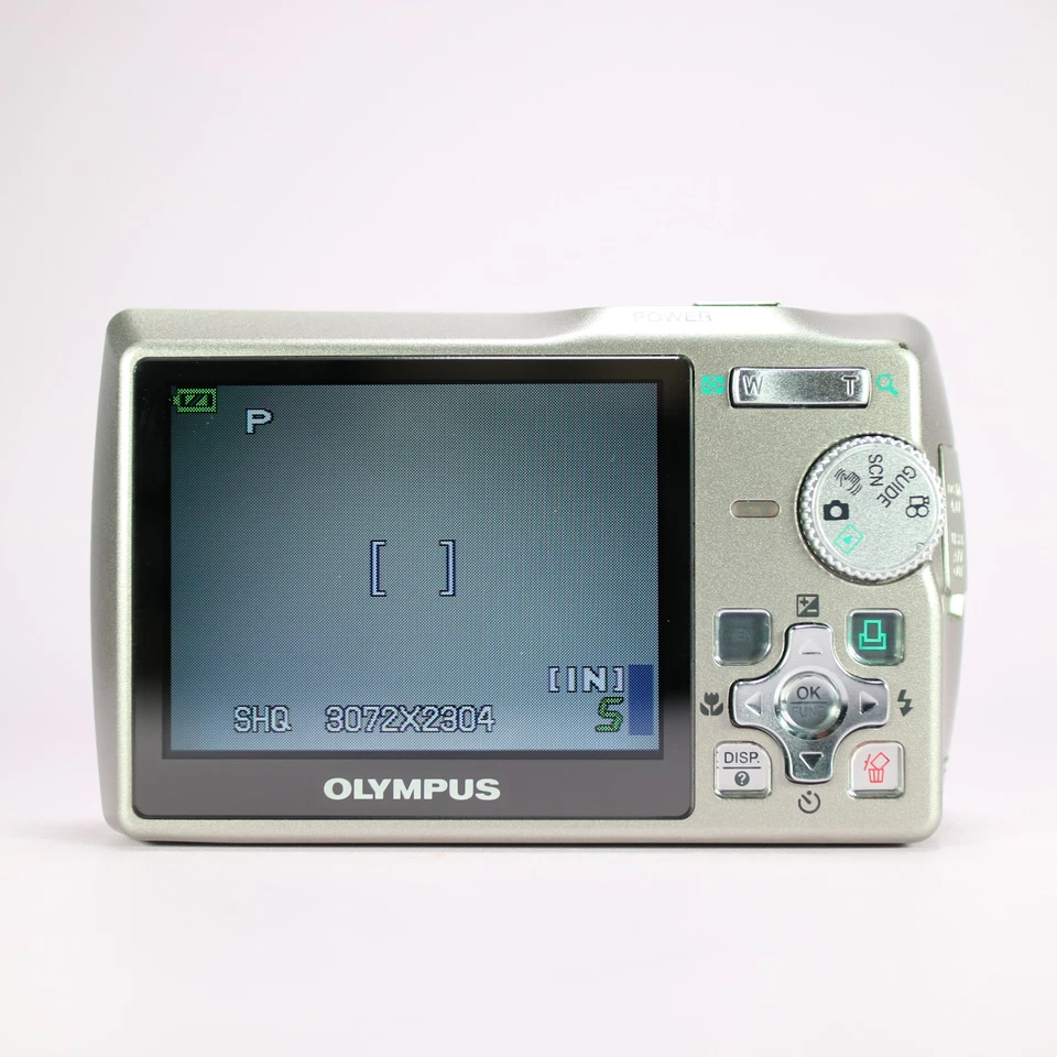 Olympus Digital Camera Stylus 710 7.1MP Silver Tested - Image 3 of 4