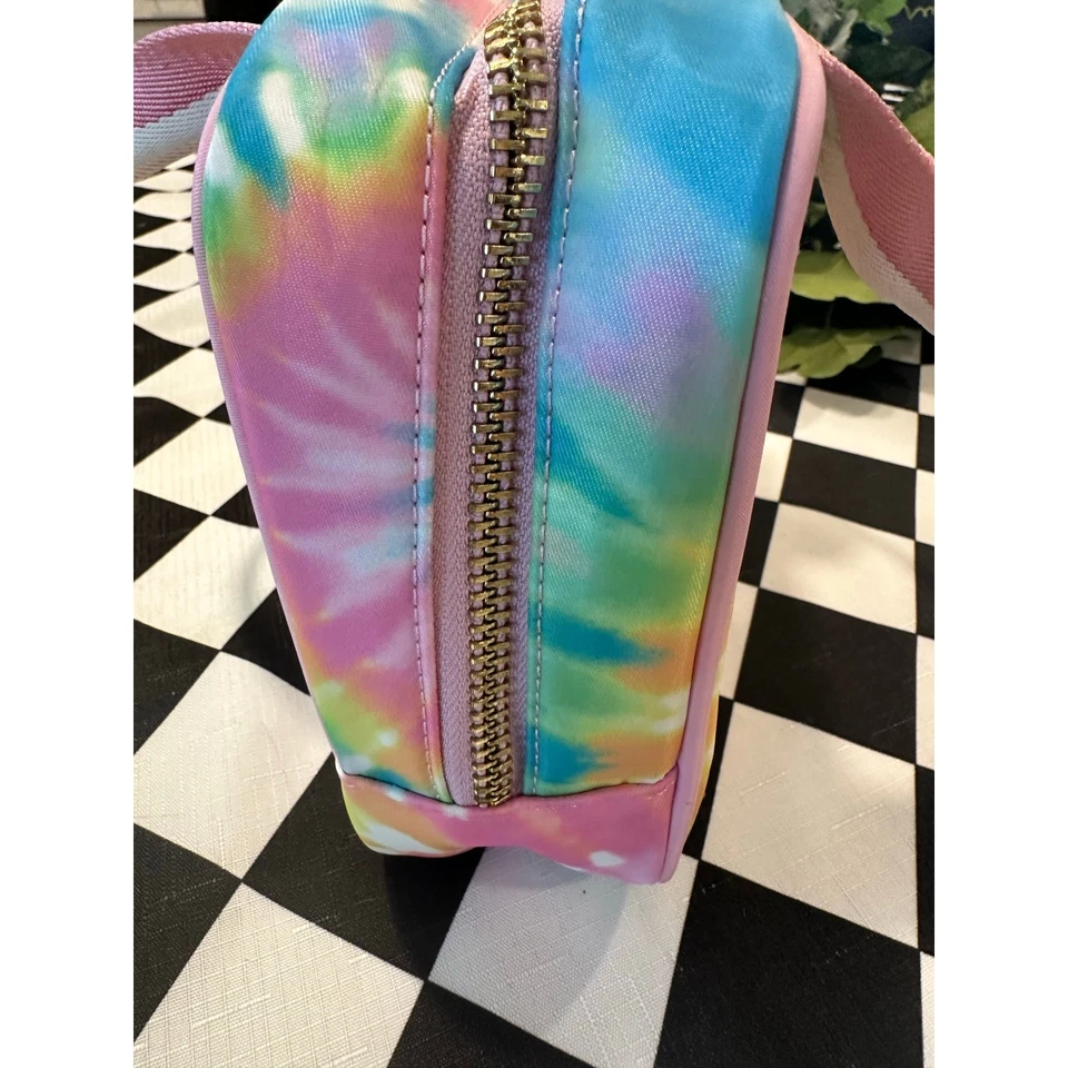Stoney Clover lane Pastel Lunch tie dye box tote bag gold pink blue yellow - Image 2 of 4