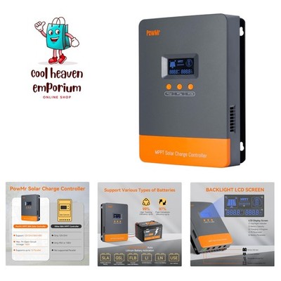 Advanced 80A MPPT Solar Charge Controller - Supports Up to 12 Units in Parallel