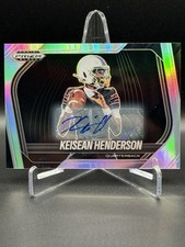 2025 Panini Prizm Black - Prospects Keisean Henderson #199 Silver Prizm Auto