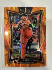 2025 Panini Select - Tomoyuki Sugano Orange Flash Prizm #92 (RC) Orioles Rockies
