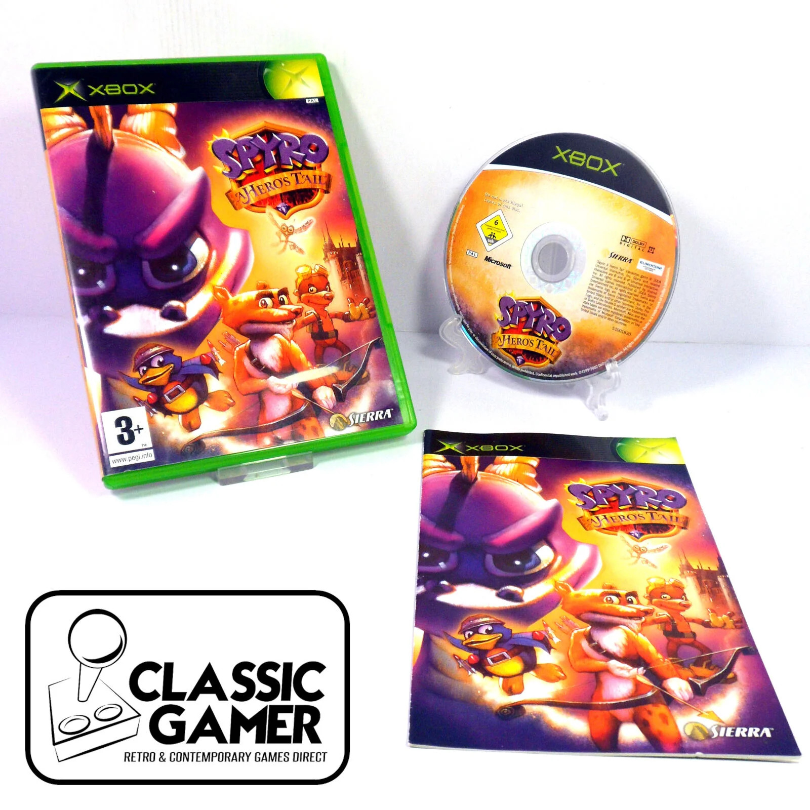 Spyro: A Hero's Tail (Original Xbox) *NEAR MINT*