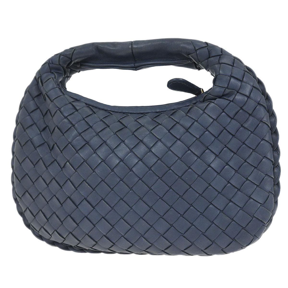 Bottega Veneta Blue Lambskin Intrecciato Hobo Handbag EPEV 2008 2048 B 135666 thumbnail 2