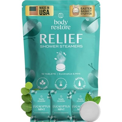 Spa-Like Experience with Eucalyptus Shower Steamers - 15 Aromatherapy Tablets