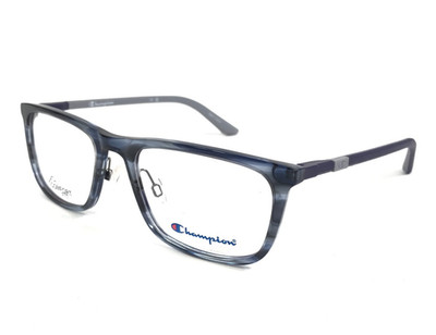 Champion CFIT 300 C03 Brillenfassung Rechteckig Vollrand Blau-Grau 54-19-140