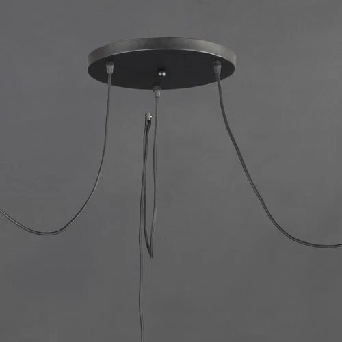 Maxim 12123 Early Electric 3 Light 11-3/4"W Suspension Multi - Black - Picture 3 of 4