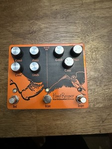 Earthquaker Devices Hoof Reaper octave Fuzz Pedal Rare Orange Colorway Eqd