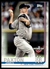 2019 Topps Opening Day James Paxton New York Yankees #195