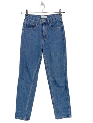 PULL & BEAR Jeans taille haute Dames Jeans T EU 34 bleu style décontracté - Photo 1/4