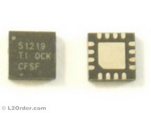 10x NEW Power IC TPS51219 RTER Chipset Part Mark 51219 QFN 16pin - 第 3/4 張圖片