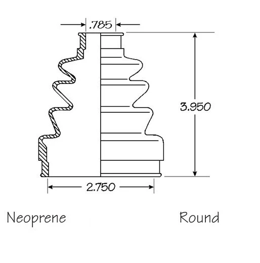 Kit de reparación de arranque CV interior delantero para Dodge Omni 1989-1990 (ver gráfico) Foto 4 de 4