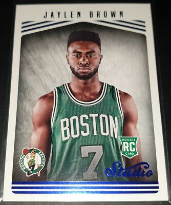 Jaylen Brown 2016-17 Panini Studio STUDIO EDITION SE Rookie Card Celtics