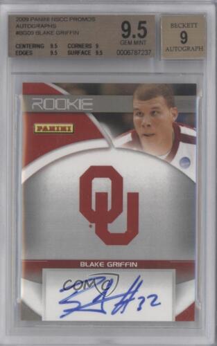 2009 Panini Rookies National Convention Blake Griffin BGS 9.5 GEM MINT Auto RC