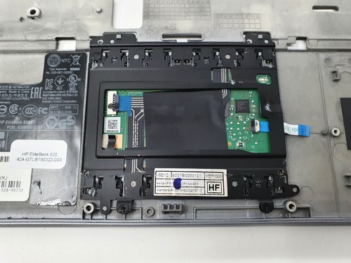 Carcasa superior con reposamanos HP EliteBook 820 Trackpad Touchpad 783215-001 plateado - Imagen 9 de 13
