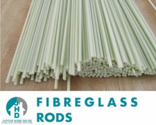 8 x 1m Fibre Glass Quality Rod 4mm Thick HUGE SPECIALOFFER