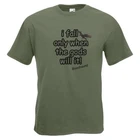 Adults I Fall Only When Gods Will It Bloodhound FPS Gaming Unisex Olive T-Shirt