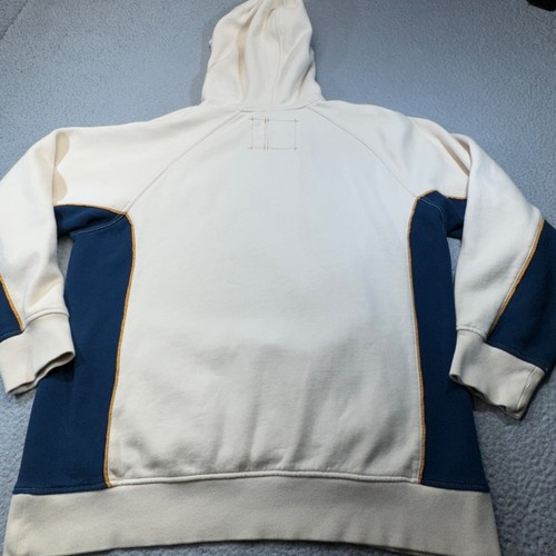 Timberland Hoodie Men Extra Large White Pullover Spellout Fleece 3D Streetwear - Picture 15 of 20