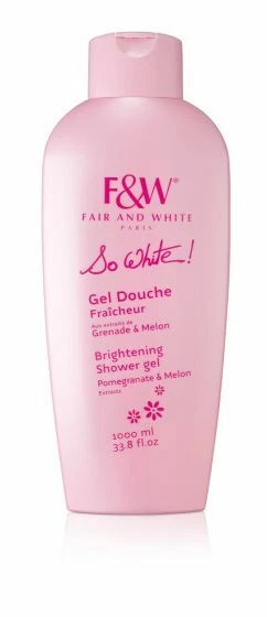 FAIR & WHITE FW So White Brightening Shower Gel 1000ml.