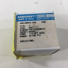 Ashcroft 20W1005PH 02B Pressure Gauge 2" 0-160PSI 1/4" NPT