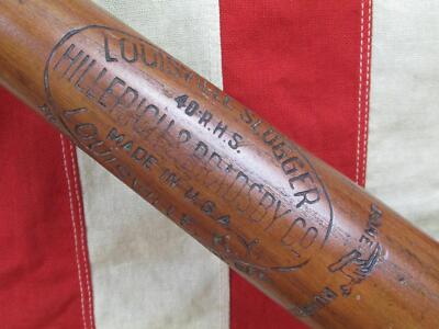 【CD】Mr. Omeri Street's Slugger Vintage 1930s Louisville Slugger Baseball Bat 40 RHS Roger