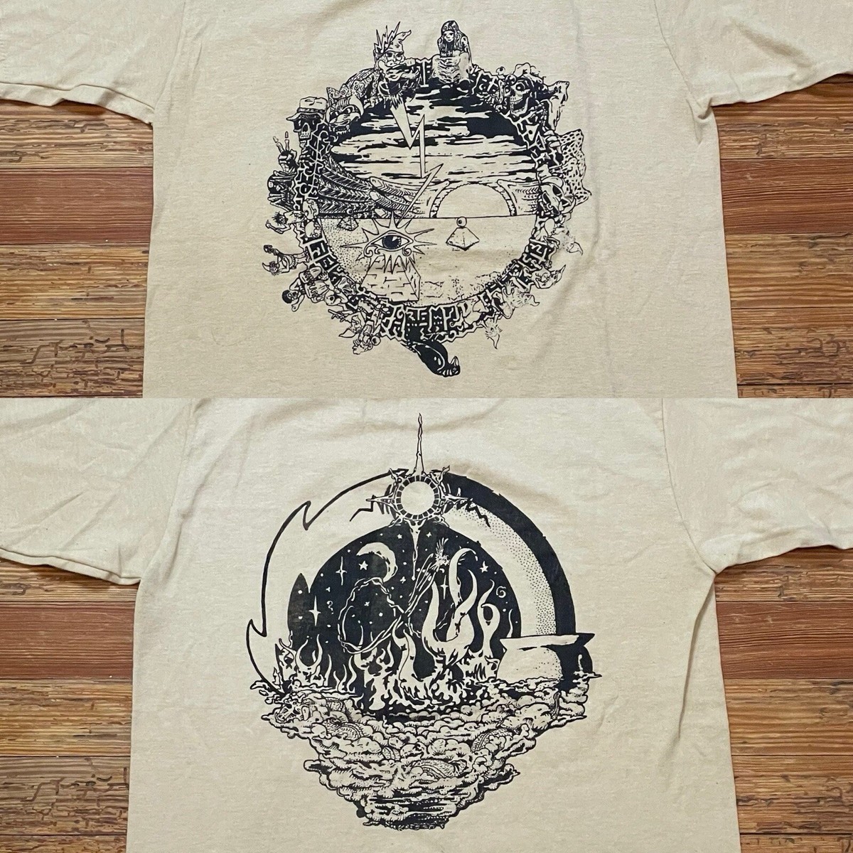 Vintage 80s Grateful Dead T-Shirt Lot Size Medium Band Tour