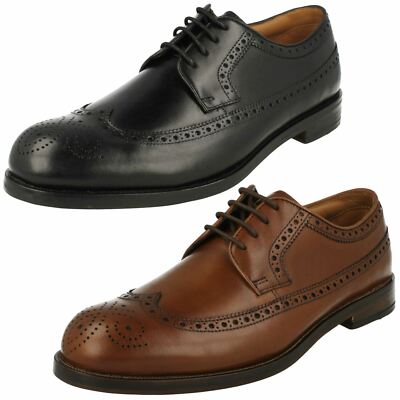 clarks tan formal shoes