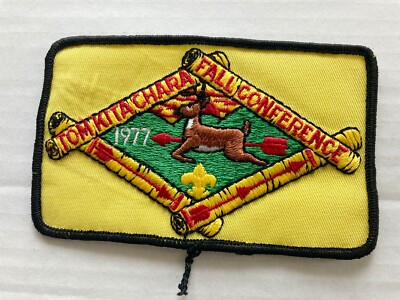 OA Tom Kita Chara Lodge 96 1977 Fall Confer Boy Scout Patch Samoset Council WI