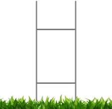 200 Signs Stakes Double H-FRAME 10 X 30 Inch x 9ga Galvanized Yard Signs Holder