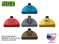 for Glock Gen 1-3 17 19 Grip Frame Slug Plug Aluminum Black Engravings Trending