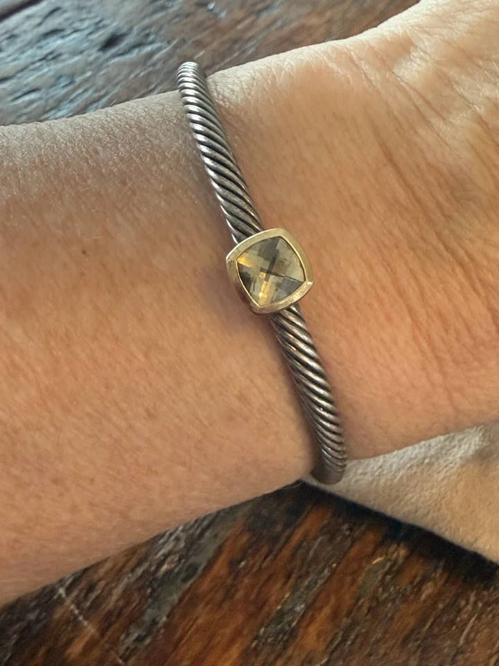 Auténtico Brazalete David Yurman Peridoto con Oro 18k Foto 2 de 2