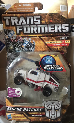 Transformers Hftd DELUXE  Rescue Ratchet Mosc 2010 Rare