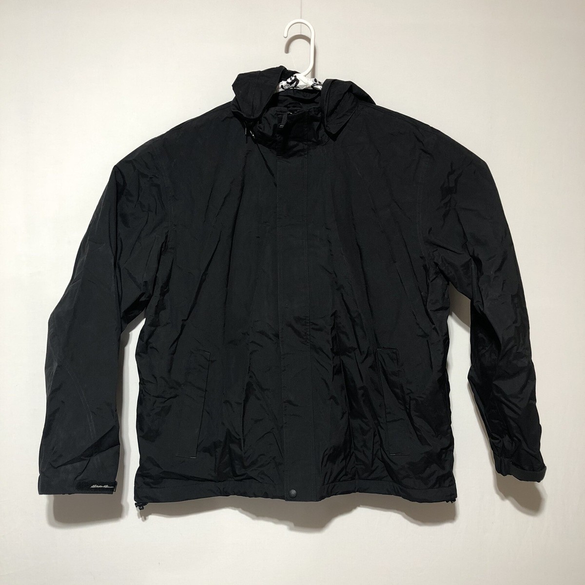 Eddie Bauer Men's Full Zip Lined Hooded Jacket Sz XL WPL Eddie Bauer Men's Full Zip Lined Hooded Jacket Sz XL WPL