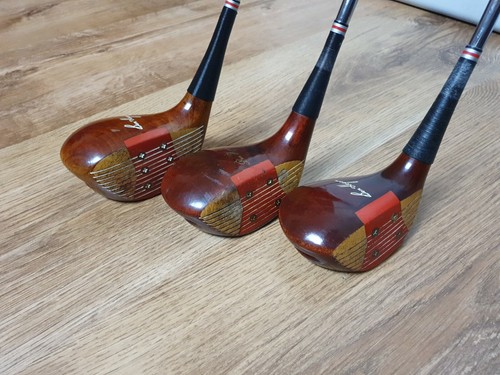 Ben Hogan Speed Slot Persimmon 1,3,4 Wood Set - Picture 7 of 12
